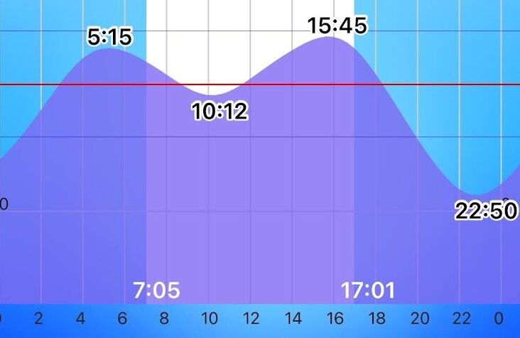 2024年12月28日徳島県某所のタイドグラフ